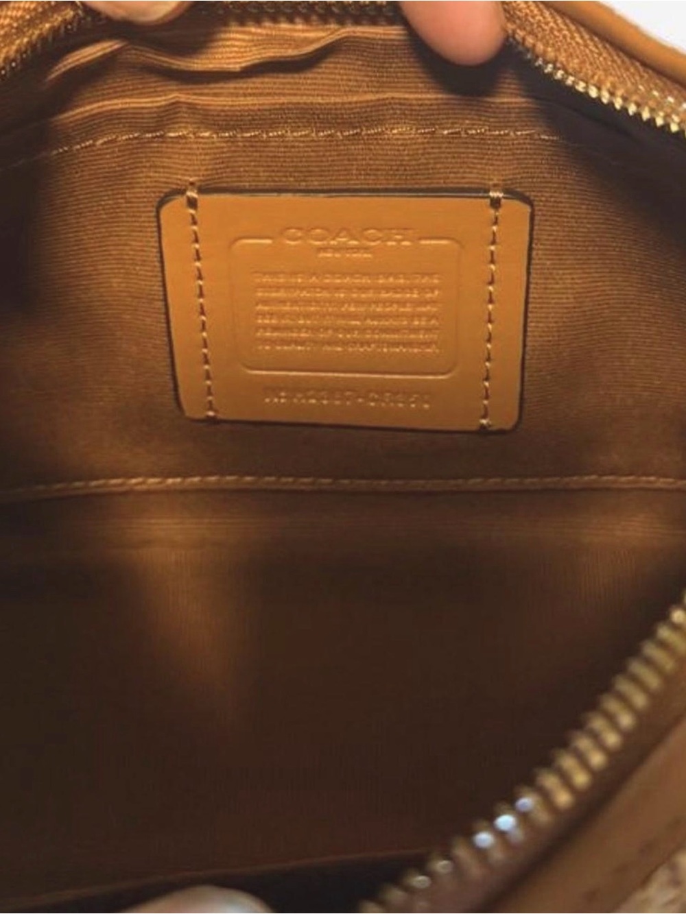 Coach Teri Straw Shoulder Bag - Picture 4 of 4